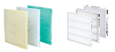 Filtros de aire de primera etapa para sistemas HVAC en entornos críticos de salud