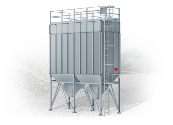 Colector de polvo industrial FabriPulse Fusion de AAF, diseñado para aplicaciones de alta demanda en filtración de aire. Este equipo garantiza la captura eficiente de partículas y mejora la calidad del aire en entornos industriales.”
