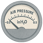 Ilustración de un nanometros que mide la calidad de aire